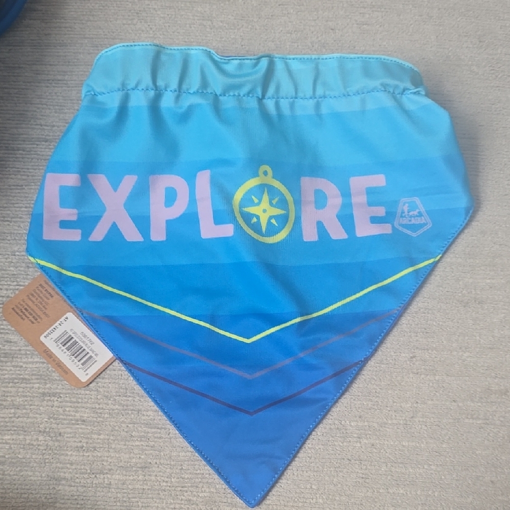 Vibrant Blue and Yellow Bibs for Adventurous Days